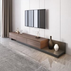 Lisa walnut Tv Stand