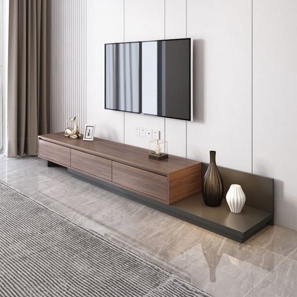 Lisa walnut Tv Stand