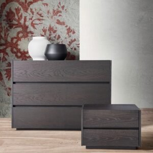 Anka Chest of drawer and a set of Pedestals